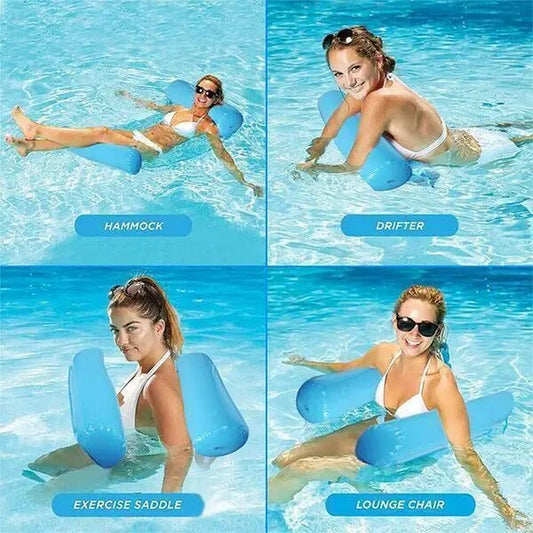 Inflatable Swimming Floating Hammock Water Lounger Floating
